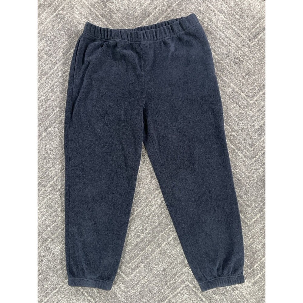 Polo Ralph Lauren Mens Navy Blue Baggy Fleece Sweatpants Joggers Pony Logo Large